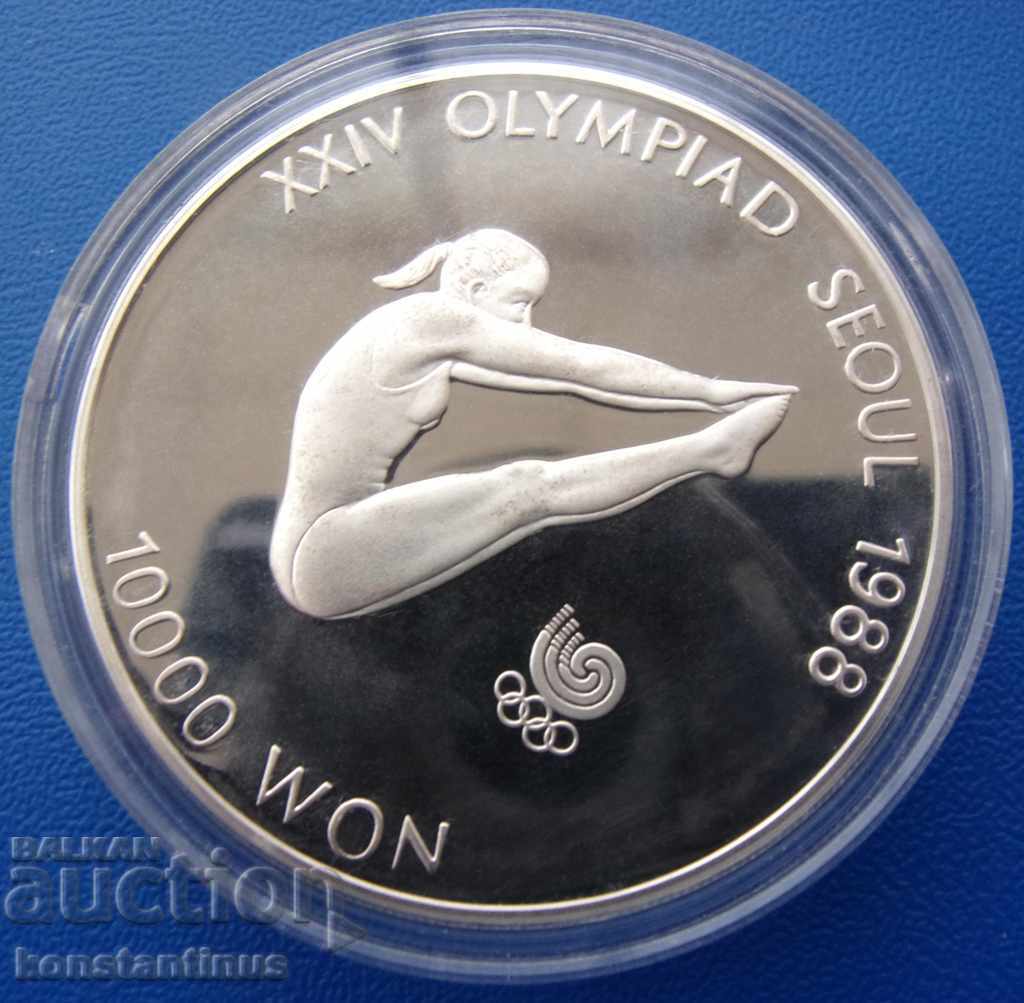 Coreea 10 000 Won 1987 Argint '925 40mm.33,5g. UNC PROOF cu preț € 75.00 | 146.69 BGN