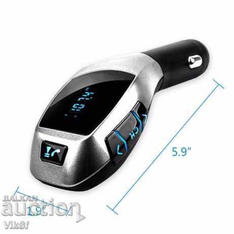 Auction Bluetooth FM Transmitter X6 + Handhelds - MP3 Player Auction Bluetooth FM Transmitter X6 + Handhelds - MP3 Player