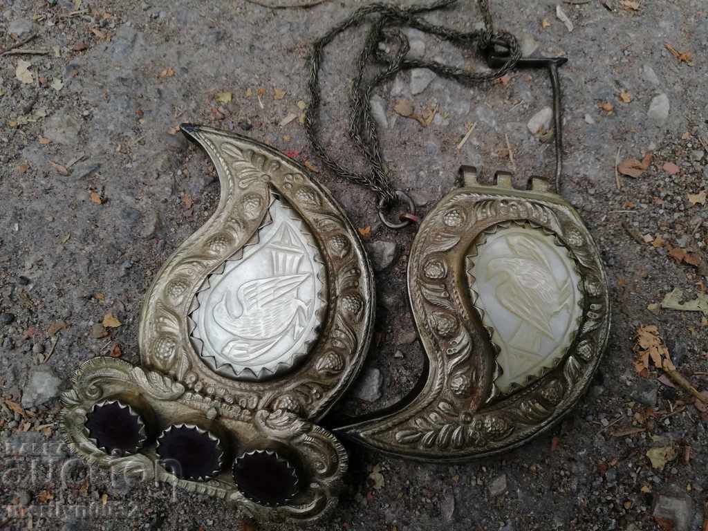 Δημοπρασία Αναγεννησιακό ασημένιο παφτί μητέρας μαργαριταριού πάφτα ασημένια κοσμήματα κοσμήματα