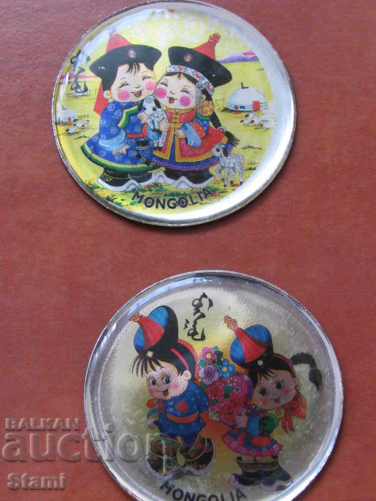 Set of two Mongolian-27 series magnets - 5 Set of two Mongolian-27 series magnets - 5