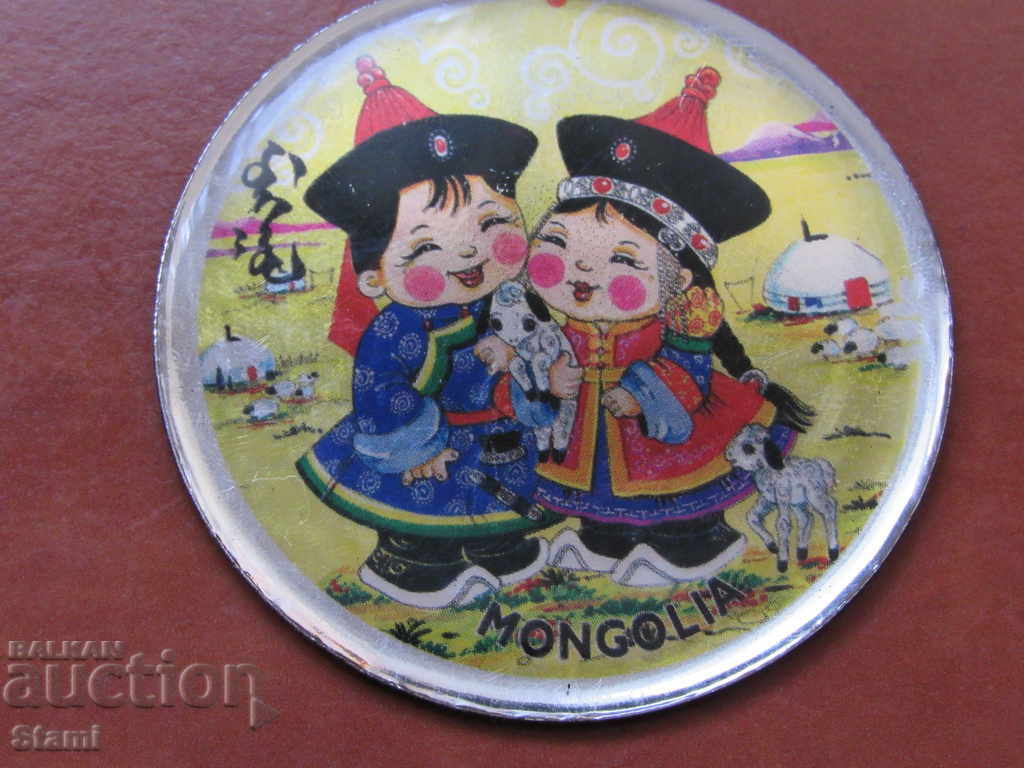 Auction Set of two magnets from Mongolia-series-28 Auction Set of two magnets from Mongolia-series-28