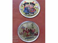 Set of two magnets from Mongolia-series-28