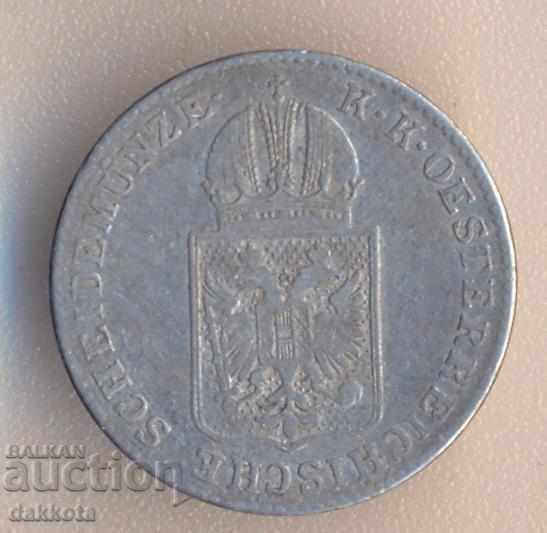 Austria 6 Kreuzer 1848, a with price 15.00 BGN | € 7.67
