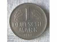 1 μάρκα GDR 1962/1 σήμα Deustche