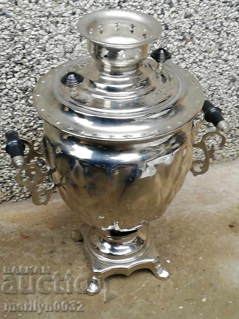 Samovar from the 80s of the 20th century USSR, teapot, service - 7 Samovar from the 80s of the 20th century USSR, teapot, service - 7