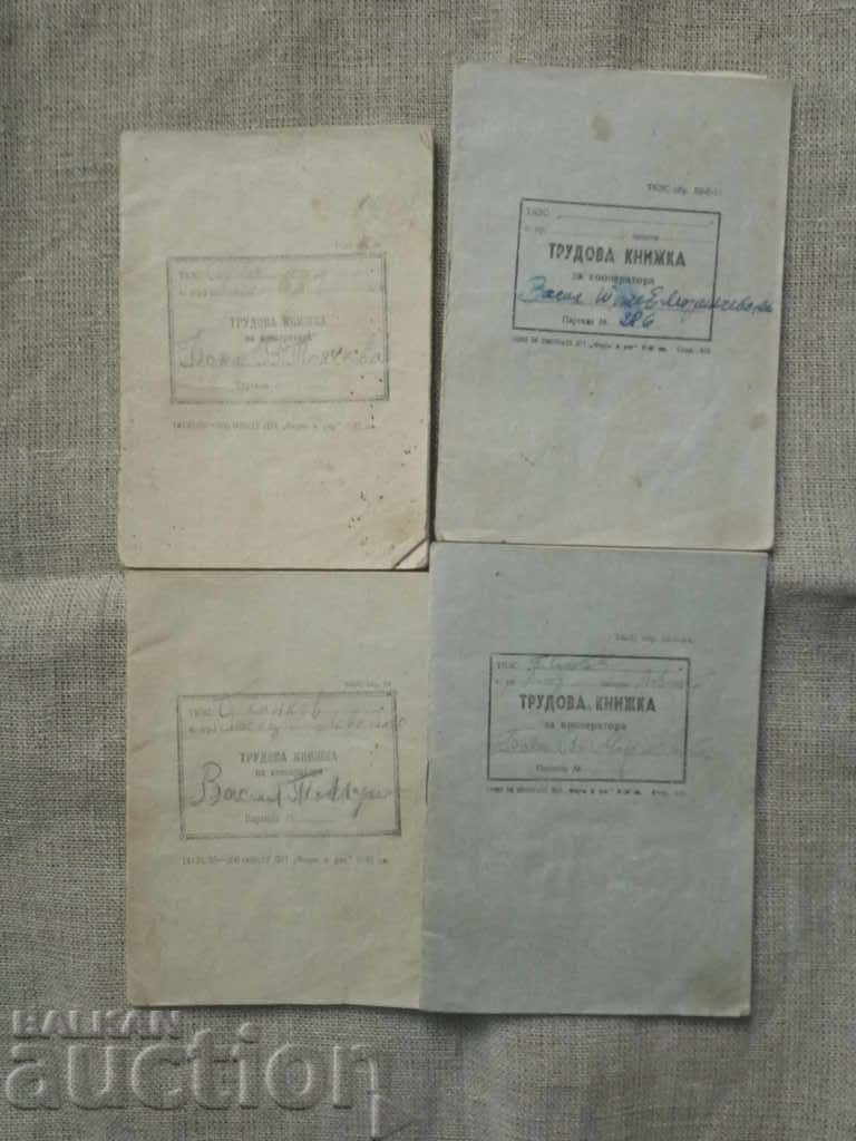 Labor books of a family from the village of Lisets