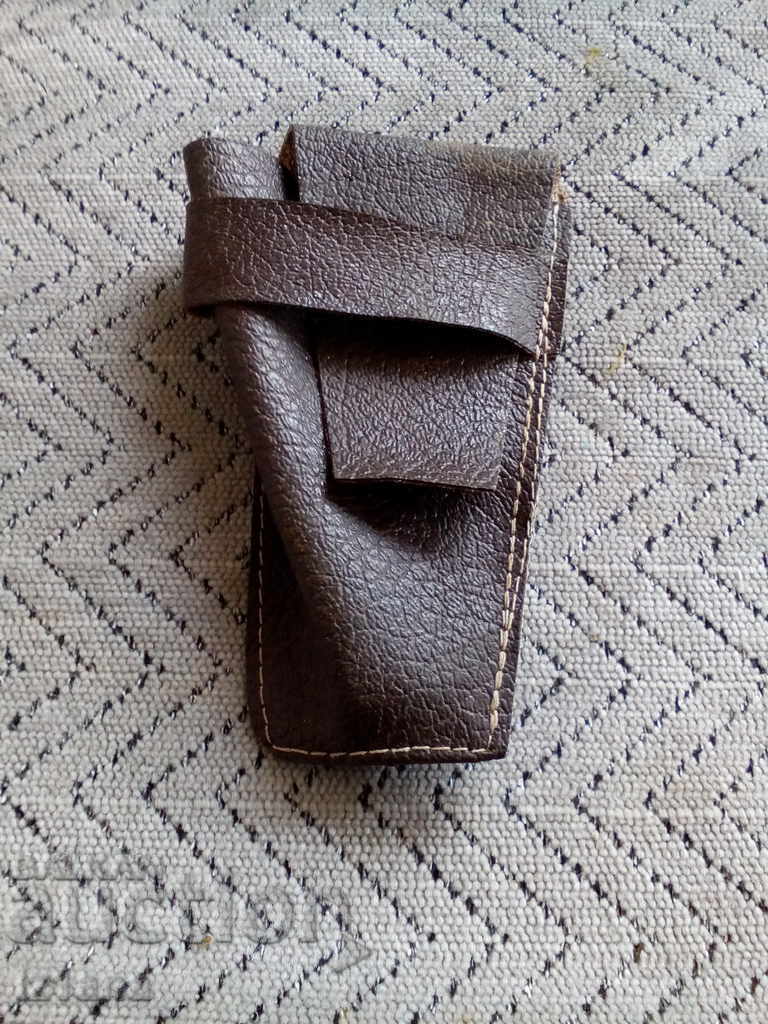 An old leather case