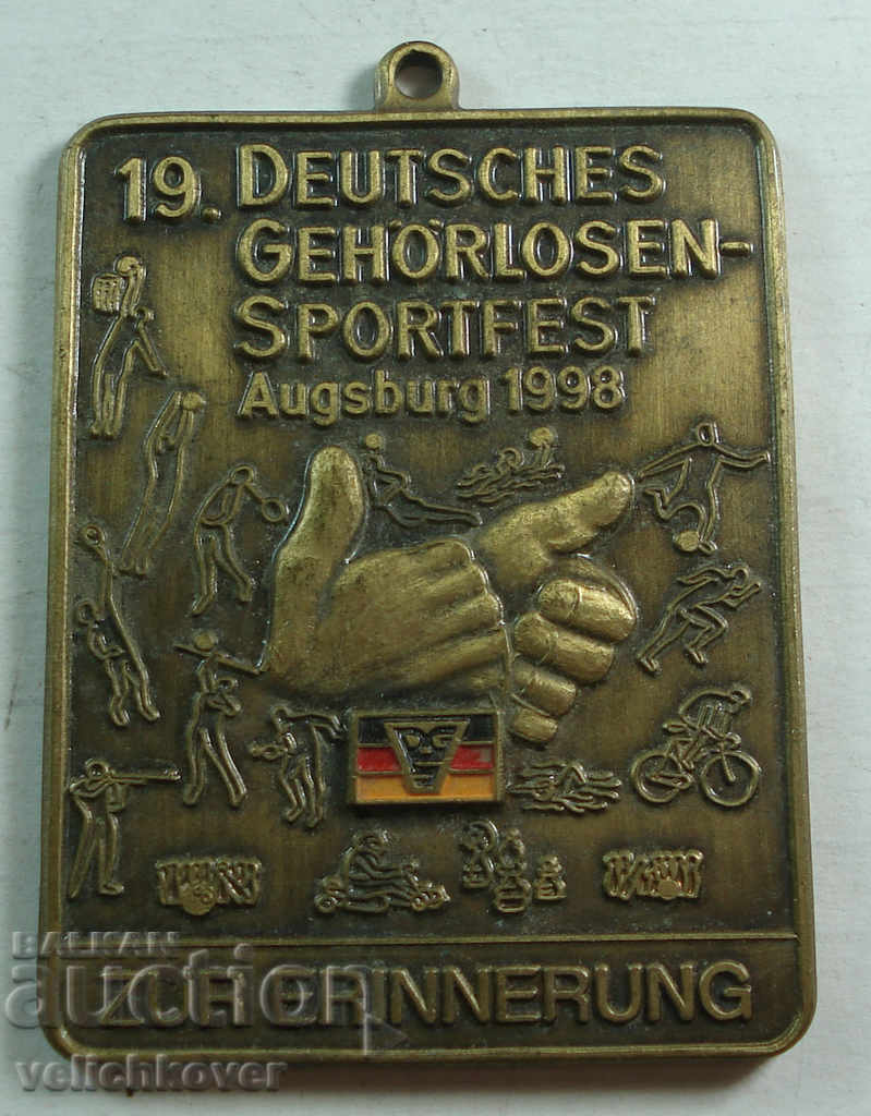 22639 Германия медал За Заслуги спортни състезания за глухи