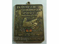 22639 Germany Medal For Merit Sports Death Competitions
