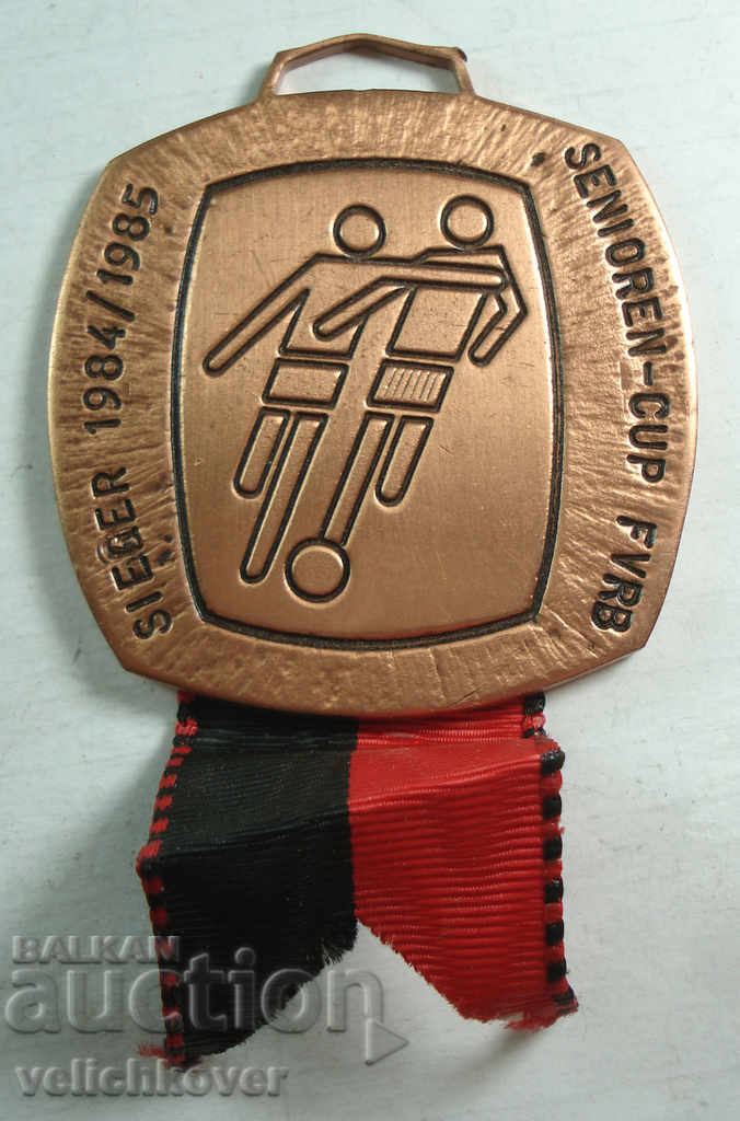 22641 Ελβετικό μετάλλιο ποδοσφαιρικούς αγώνες ποδοσφαίρου 1984-85.