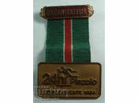 22646 Ιταλικό μετάλλιο συμμετέχων σκι αντοχής 24 ώρες Pinzolo 1984г