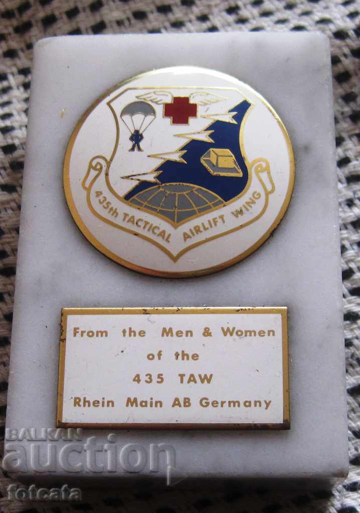 German military plaque