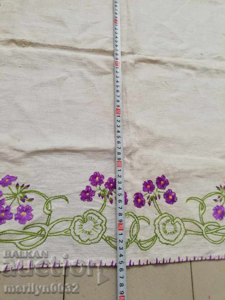 Old embroidery embroidery linen embroidery - 6