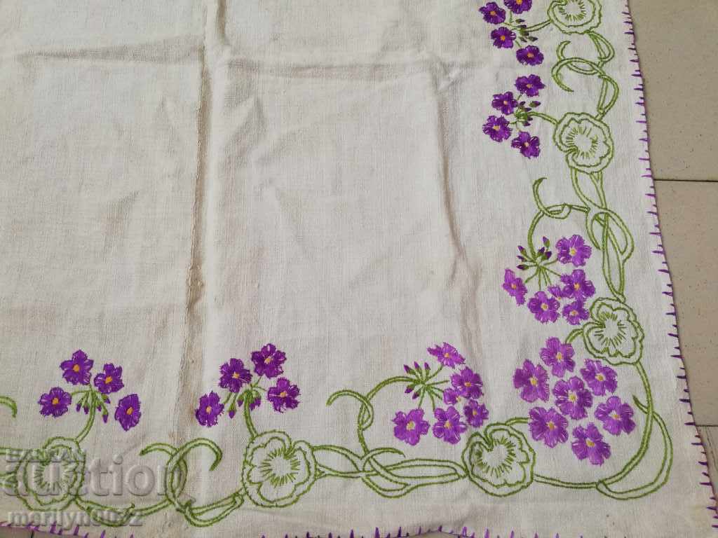 Old embroidery embroidery linen embroidery - 7