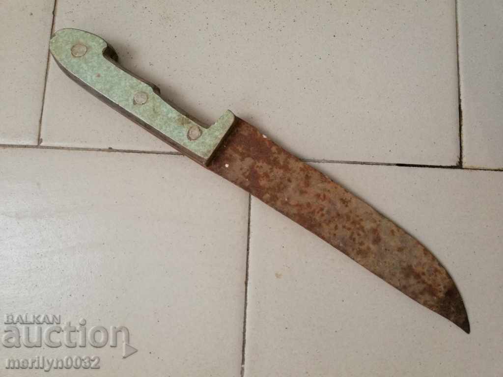 Old butcher knife without kana kama kulak with price 47.00 BGN | € 24.03 Old butcher knife without kana kama kulak with price 47.00 BGN | € 24.03