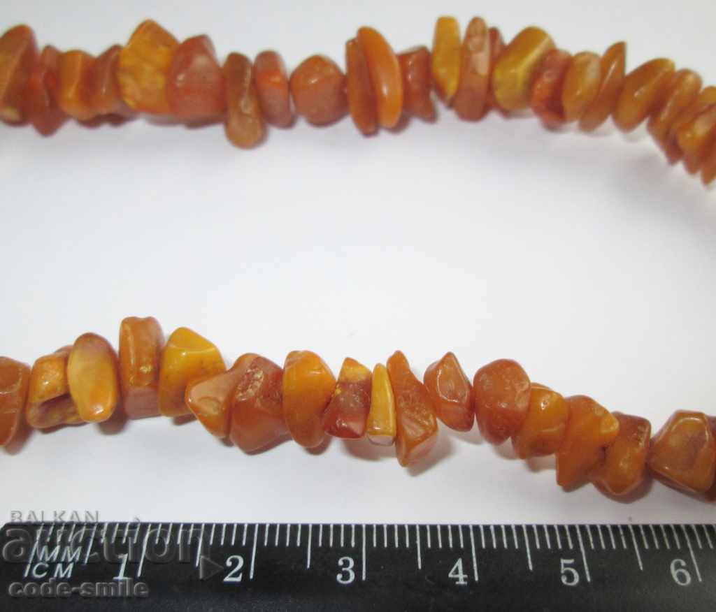 Necklace necklace made of natural unprocessed amber - 5 Necklace necklace made of natural unprocessed amber - 5