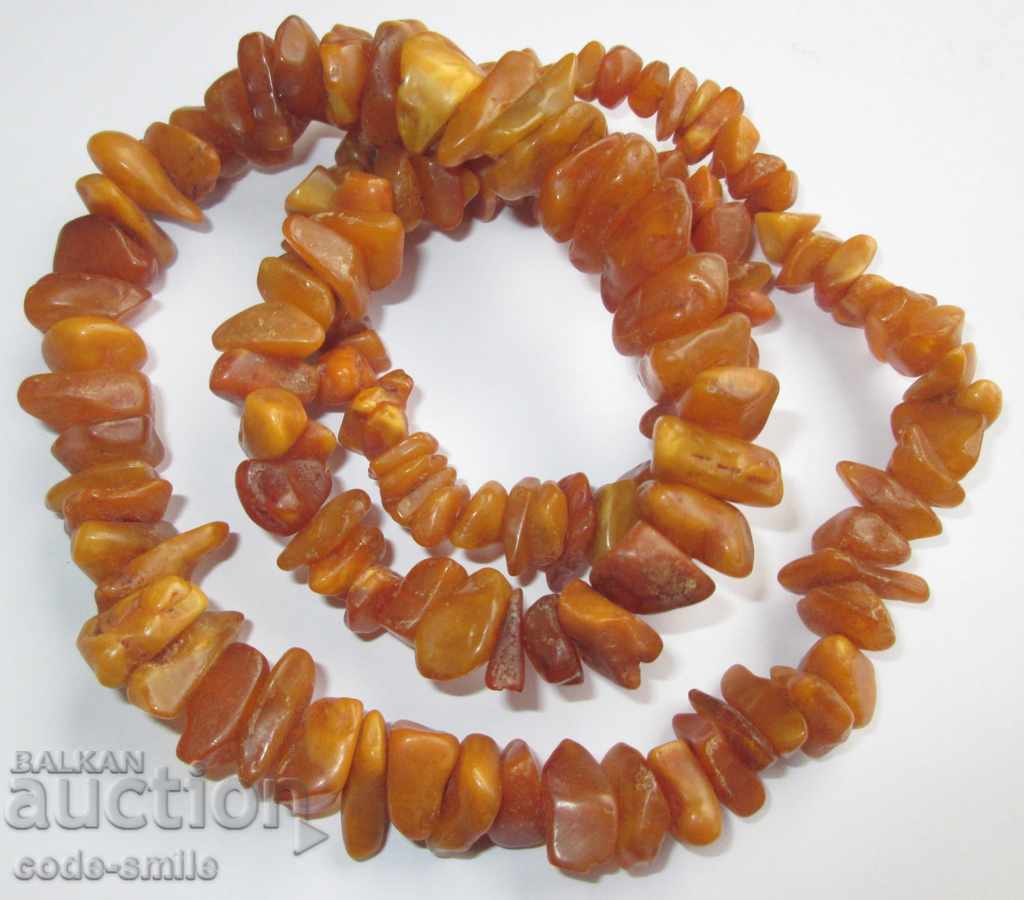 Necklace necklace made of natural unprocessed amber - 6 Necklace necklace made of natural unprocessed amber - 6