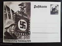 Germany Postcard Nuremberg Castle 1934 Clean Perfect