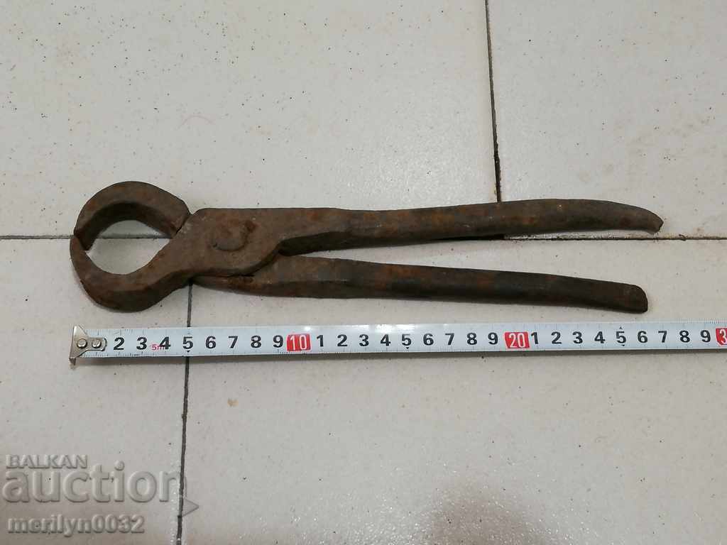 Old forging pliers, wrought iron, wrought iron - 5 Old forging pliers, wrought iron, wrought iron - 5