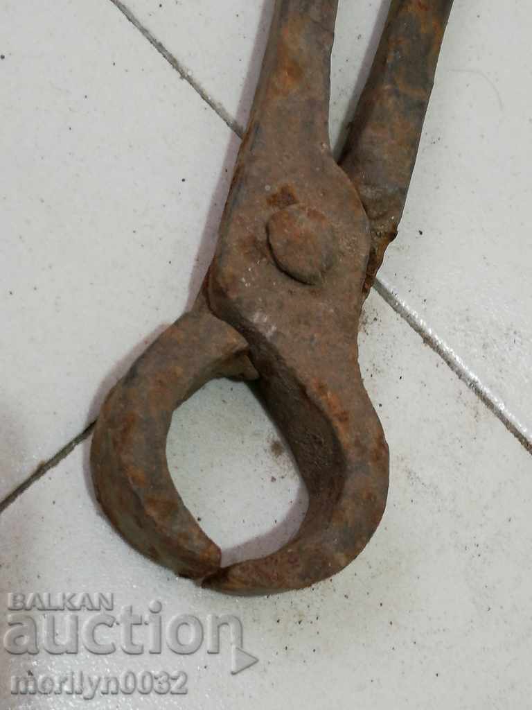 Old forging pliers, wrought iron, wrought iron - 6 Old forging pliers, wrought iron, wrought iron - 6