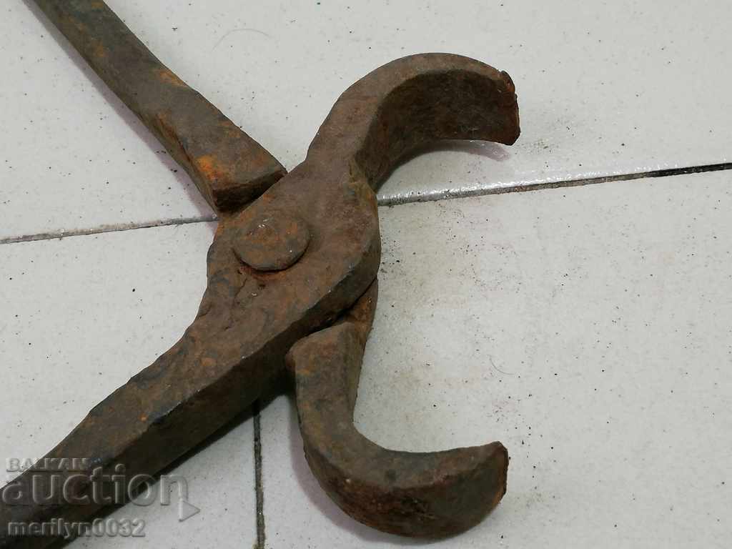 Old forging pliers, wrought iron, wrought iron - 7 Old forging pliers, wrought iron, wrought iron - 7