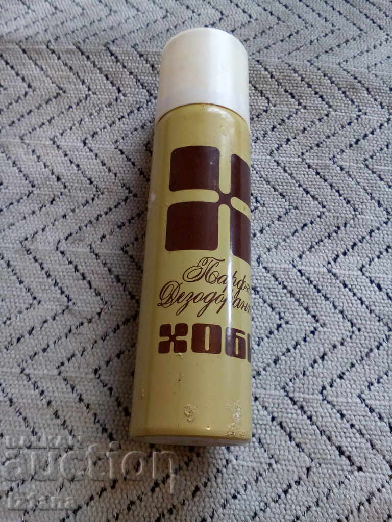 An old pack of Deodorant Hobby with price 5.00 BGN | € 2.56 An old pack of Deodorant Hobby with price 5.00 BGN | € 2.56