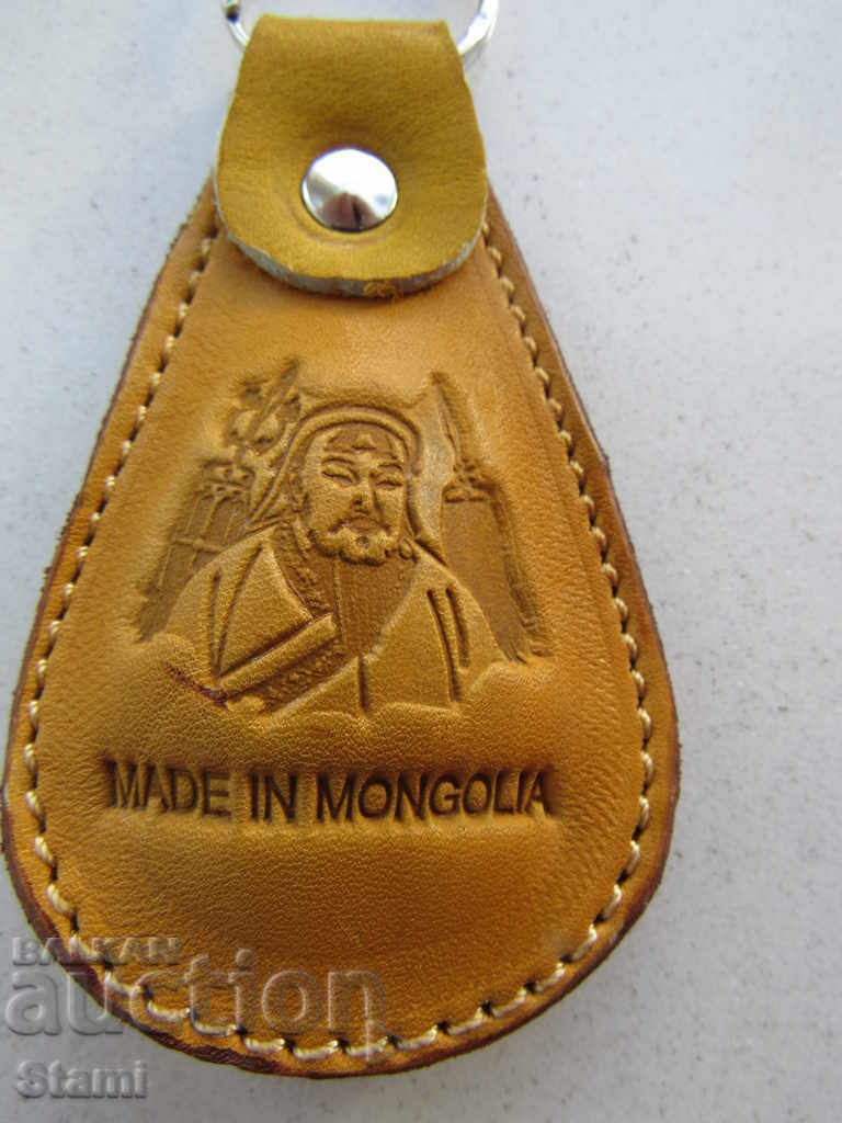 Γνήσια δερμάτινη μπρελόκ από τη σειρά Μογγολίας-19 με τιμή 6.50 BGN | € 3.32 Γνήσια δερμάτινη μπρελόκ από τη σειρά Μογγολίας-19 με τιμή 6.50 BGN | € 3.32