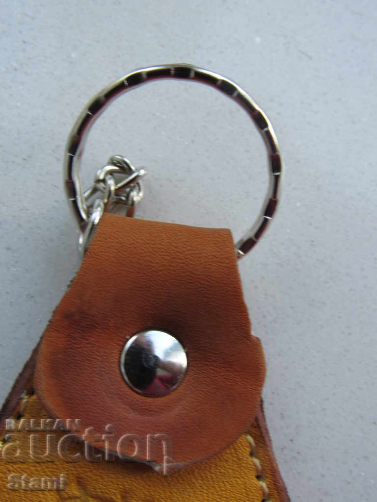 Genuine leather key chain from Mongolia-19 series - 5 Genuine leather key chain from Mongolia-19 series - 5