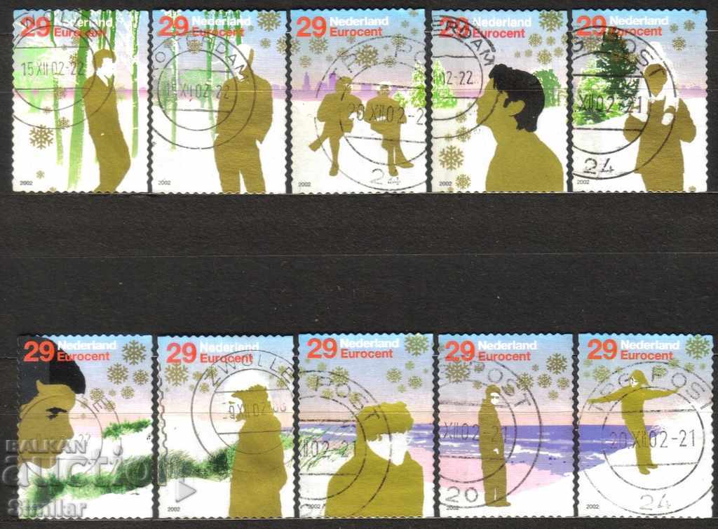 Auction The Netherlands 2002 series "December" (CV € 12.00) Auction The Netherlands 2002 series "December" (CV € 12.00)