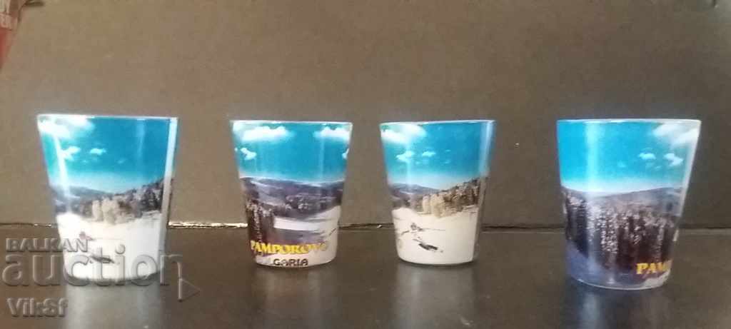 Set of 4 cups / SHOPS / -PAPPOROVO with price 4.00 BGN | € 2.05 Set of 4 cups / SHOPS / -PAPPOROVO with price 4.00 BGN | € 2.05