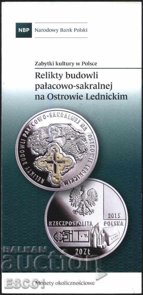 Φυλλάδιο (φυλλάδιο) Κέρμα 2015 από την Πολωνία