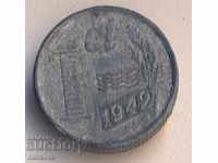 Holland cent 1942, zinc