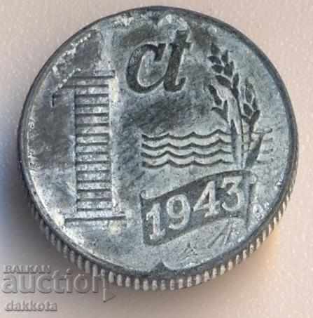 Holland Cent 1943, ψευδάργυρος