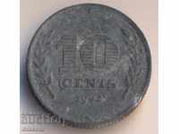 Olanda 10 cenți 1942, zinc