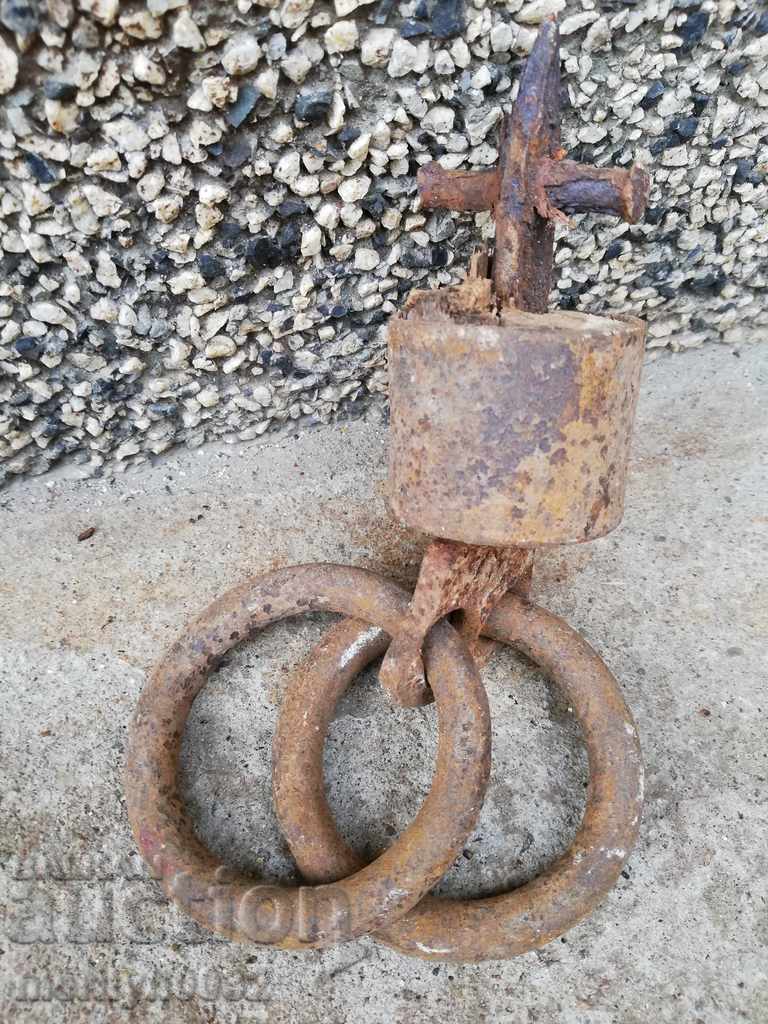 Auction Metal rings, wrought iron ok for cart Auction Metal rings, wrought iron ok for cart