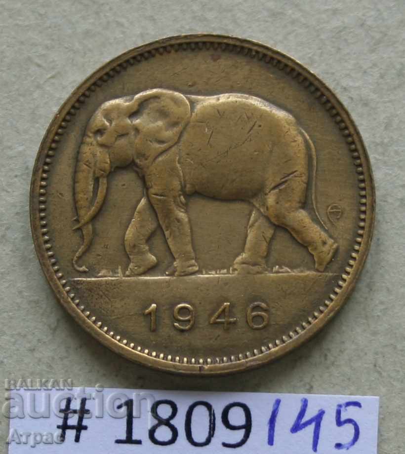 2 Franc 1946 Congo belgian cu preț € 9.10 | 17.80 BGN