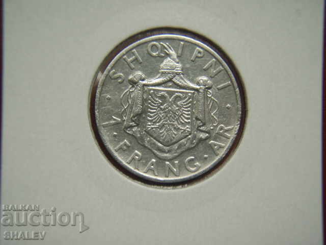 Auction 1 Frang Ar 1937 Albania - AU Auction 1 Frang Ar 1937 Albania - AU