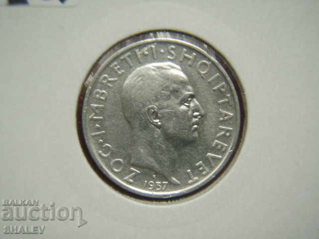 1 Frang Ar 1937 Albania - AU - 5 1 Frang Ar 1937 Albania - AU - 5