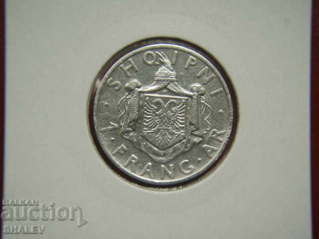 1 Frang Ar 1937 Albania - AU 1 Frang Ar 1937 Albania - AU