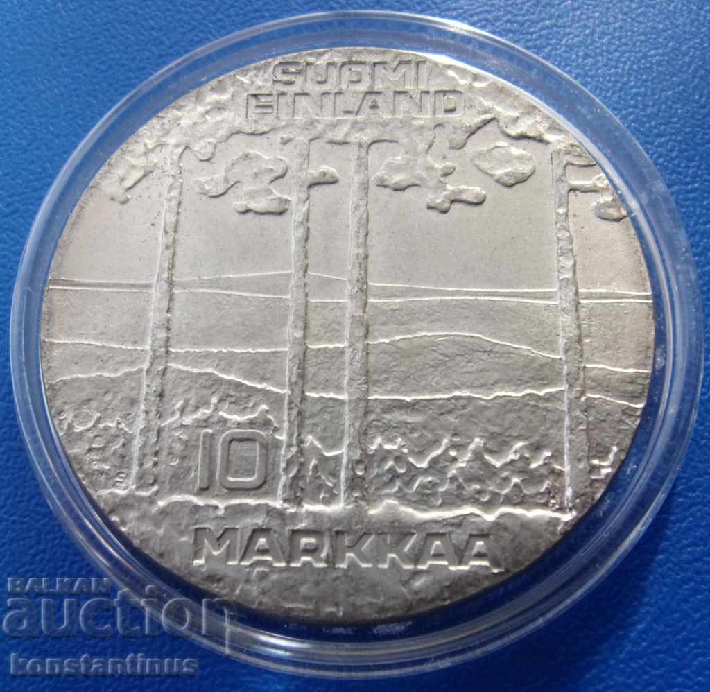 Licitație Lot Finlanda 2 x 10 Markkas 1970/75 UNC PROOF