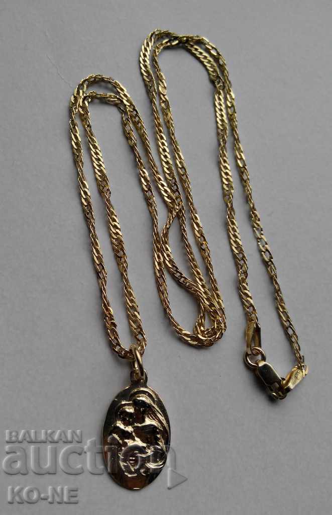 Auction  Women's chain with pendant