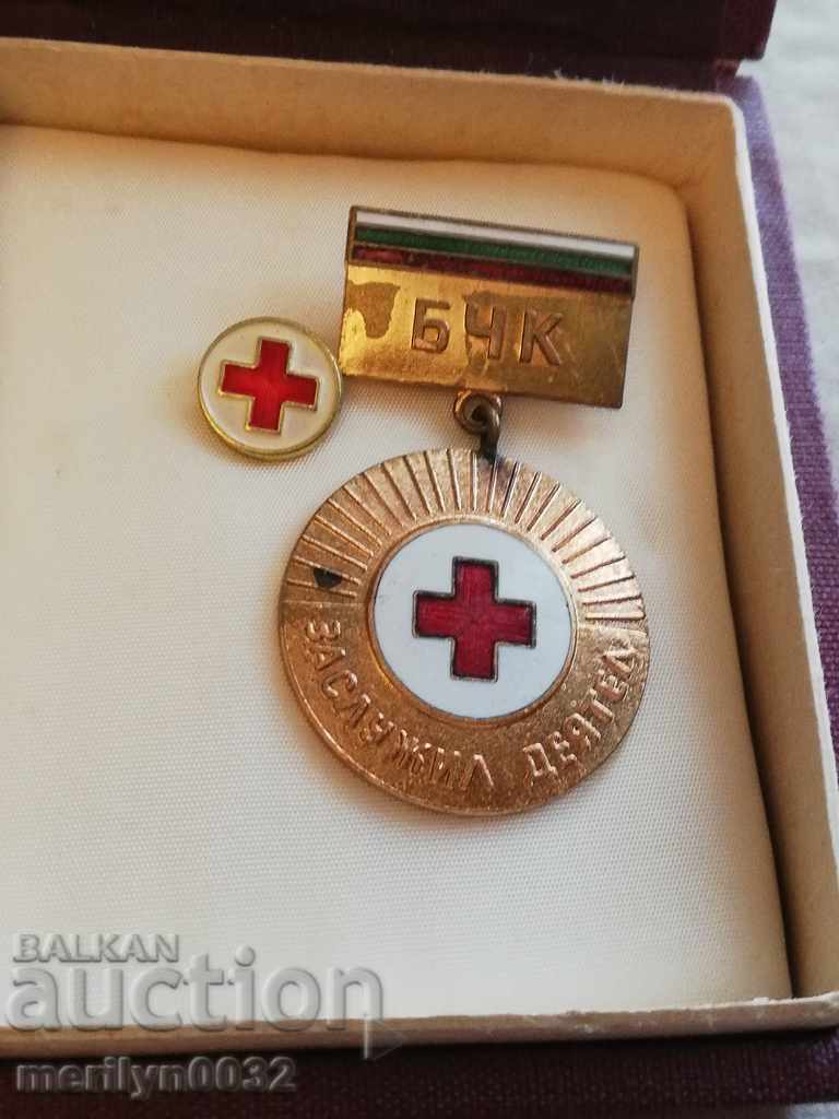 Enamelled badge, breast badge, medal, badge Enamelled badge, breast badge, medal, badge