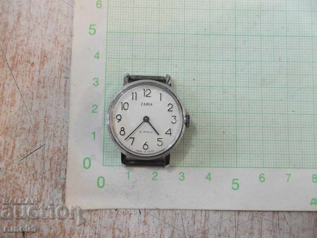 Clock "ZARIA" hand-made Soviet worker