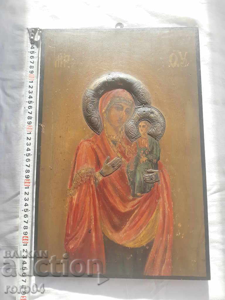 Livrarea VECHI ICON CU SILVER HARDWARE Livrarea VECHI ICON CU SILVER HARDWARE