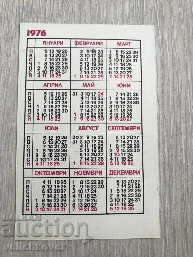 22920 Bulgaria Calendar State Lottery 1976 with price 2.00 BGN | € 1.02 22920 Bulgaria Calendar State Lottery 1976 with price 2.00 BGN | € 1.02