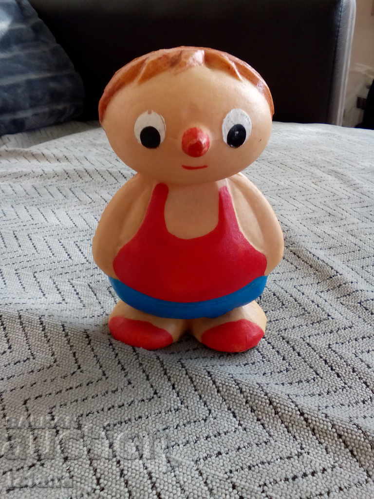 An old rubber toy