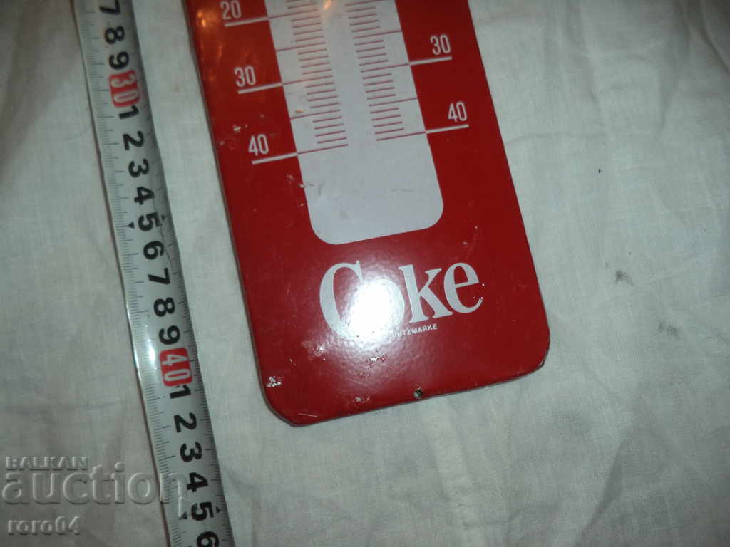 COCA COLA - TABLA ALUMINIU - THERMOMETRU - LIPSYS - 5
