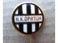 Football badge Opatija Croatia EMAIL football football sign