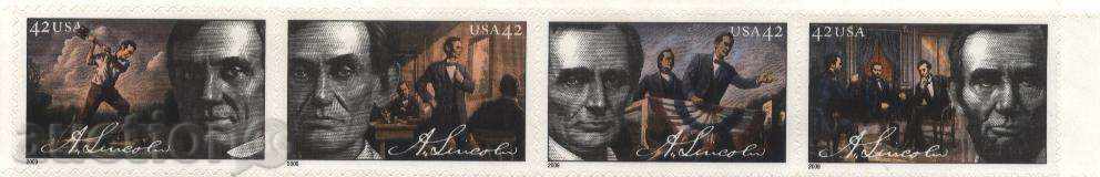 Чисти марки Абрахам Линкълн 2009 от САЩ