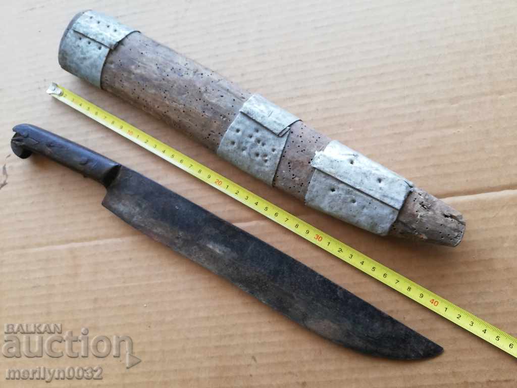 Haydushki knife with kaniya karakulak dagger shepherd's blade 19th century with price 329.00 BGN | € 168.22 Haydushki knife with kaniya karakulak dagger shepherd's blade 19th century with price 329.00 BGN | € 168.22